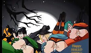 Lusus naturae ball z girls bulma chichi added to android 18 anal