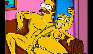 Simpsons porn send-up parody