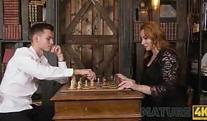 MATURE4K. Chess-ty grown-up gets screwed